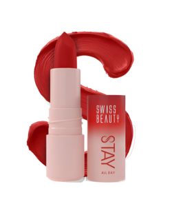 Swiss Beauty Stay All Day Lipstick 11 Choosy shade swatch