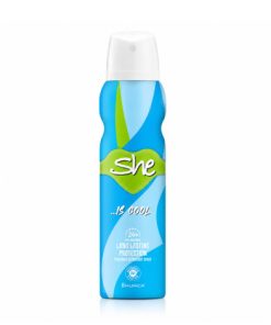 She Is Cool Long Lasting Protection Perfumed Deodorant Spray 150ml bottle