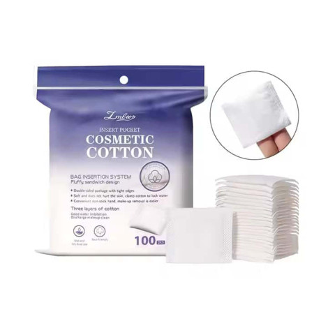 Lmltop Double Faced Cosmetics Cotton Pad 100Pcs 1 Lmltop Double Faced Cosmetics Cotton Pad 100Pcs