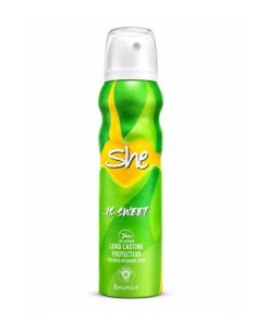She Is Sweet Long Lasting Protection Perfumed Deodorant Spray 150ml bottle