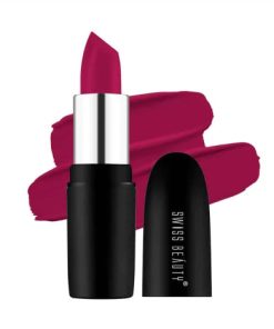Swiss Beauty Pure Matte Lipstick 211 Magic Maroon bullet