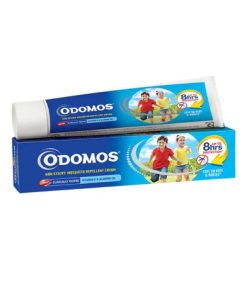 Odomos Kids Non-Sticky Mosquito Repellent Cream 100g tube and box