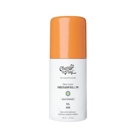 Chemist At Play 5% Aha Woody Musk Fragrance Underarm Roll On 40Ml 1 Chemist at Play 5% AHA Woody Musk Fragrance Underarm Roll On 40ml