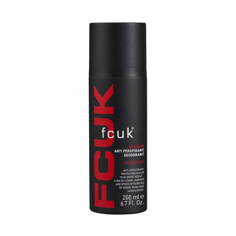 Fcuk Sport 48 Hour Anti Perspirant Deodorant Body Spray 200Ml 1 FCUK Sport 48 Hour Anti Perspirant Deodorant Body Spray 200ml