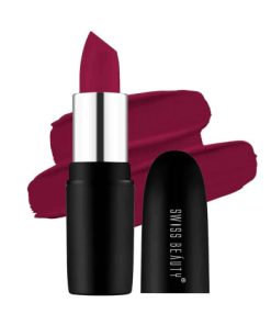 Swiss Beauty Pure Matte Lipstick 207 Raspberry bullet