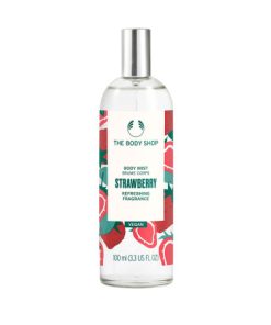 The Body Shop Strawberry Refreshing Fragrance Body Mist 100ml bottle