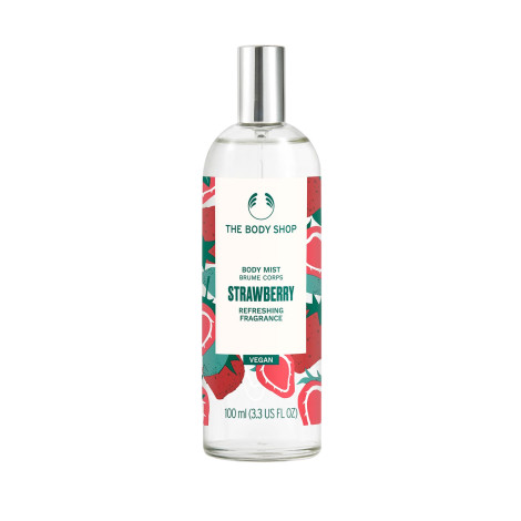 The Body Shop Strawberry Refreshing Fragrance Body Mist 100Ml 1 The Body Shop Strawberry Refreshing Fragrance Body Mist 100ml bottle