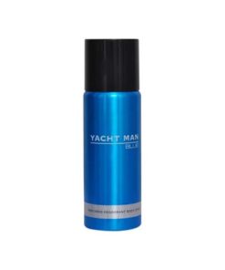 Yacht Man Blue Perfumed Deodorant Body Spray 200ml bottle