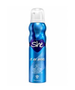 She Is An Angel Long Lasting Protection Perfumed Deodorant Spray 150ml bottle