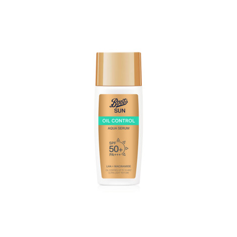 Boots Oil Control Aqua Serum Sun Spf50+ Pa++++ 40Ml 1 Boots Oil Control Aqua Serum