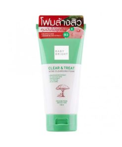 Baby Bright Clear & Treat Acne Cleansing Foam 120g