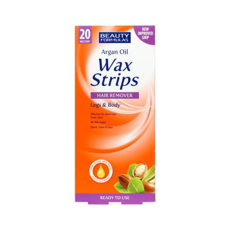 Beauty Formulas Argan Oil Leg &Amp; Body Wax Strips 20Pcs 1 Beauty Formulas Argan Oil Leg & Body Wax Strips 20Pcs