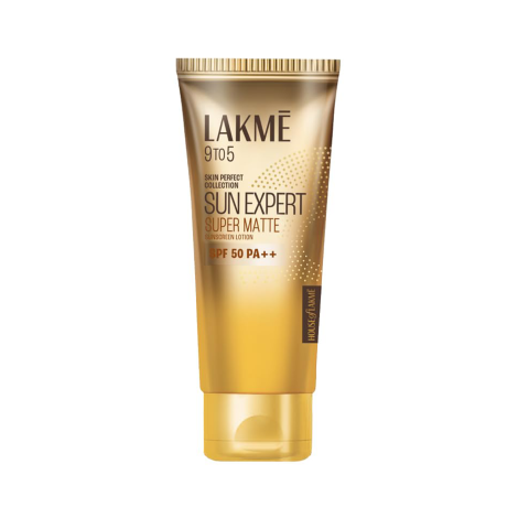 Lakme 9To5 Sun Expert Super Matte Sunscreen Lotion Spf 50 Pa++ 100Ml 1 Lakme 9to5 Sun Expert Super Matte Sunscreen Lotion SPF 50 PA++ 100ml