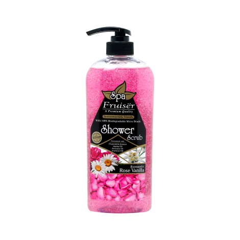 Fruiser Spa Romantic Rose Vanilla Shower Scrub 730Ml 1 Fruiser Spa Romantic Rose Vanilla Shower Scrub 730ml