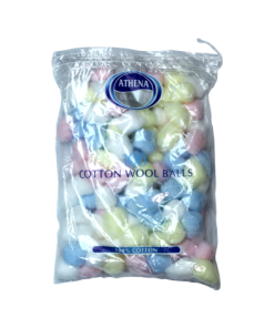Athena Mix Colour Cotton Wool Balls 100 Pcs