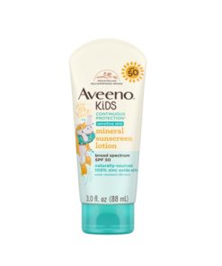 Aveeno Kids Continuous Protection SPF 50 Sunscreen 88ml