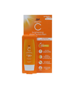 Boots Vitamin C Brightening Sheer Sunscreen SPF50 30ml