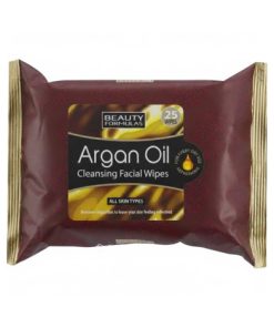 Beauty Formulas Argan Oil Cleansing Facial Wipes - 25 Wipes