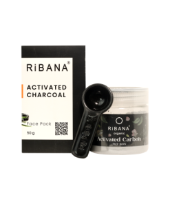 Ribana Activated Charcoal Face Pack - 50g