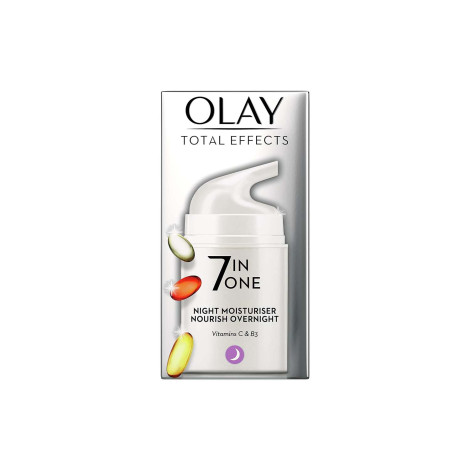 Olay Total Effects 7 In One Night Moisturiser Nourish Overnight 37Ml 1 Olay Total Effects 7 in One Night Moisturiser