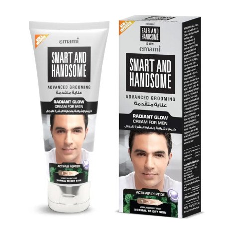 Emami Smart &Amp; Handsome Radiant Glow Cream For Men 100G 1 Emami Smart & Handsome Radiant Glow Cream For Men 100g